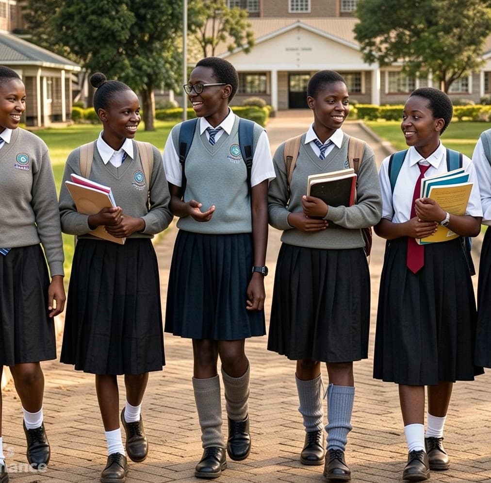 Teacher leading a classroom session at Bishop Alexander Muge Girls Senior School
